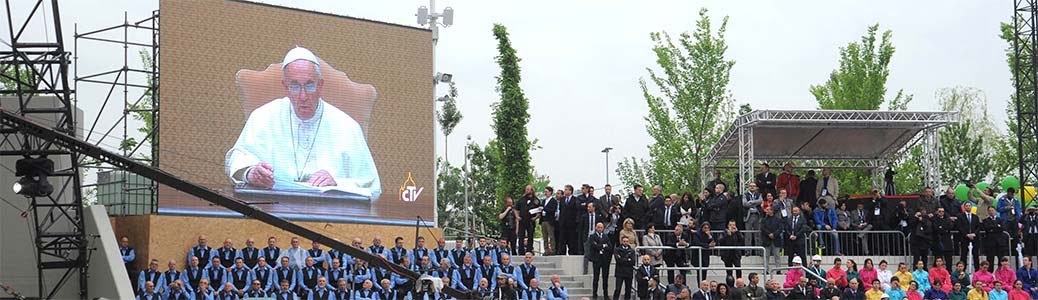 Video-messaggio di papa Francesco per l'inaugurazione dell'Expo di Milano 2015.