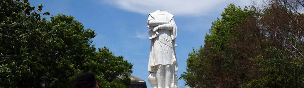 Statua decapitata, Stati Uniti, proteste