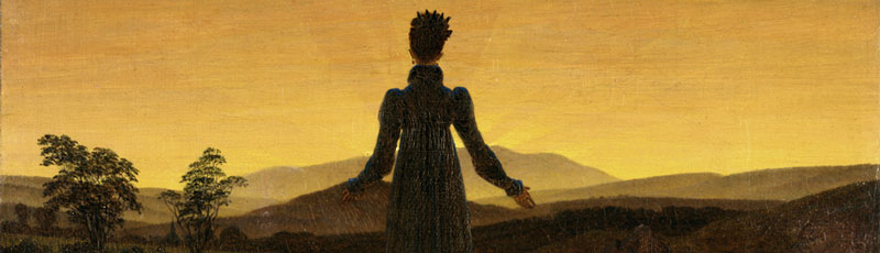 Caspar David Friedrich, Donna al tramonto del sole, Vangelo